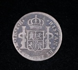 1804 MEXICO SPANISH COLONY 1 REAL SILVER COIN .0975 ASW