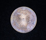 1924 URUGUAY 2 CENTESIMOS COPPER-NICKEL COIN