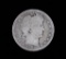 1909 D BARBER SILVER QUARTER DOLLAR COIN