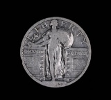 1923 STANDING LIBERTY SILVER QUARTER DOLLAR COIN