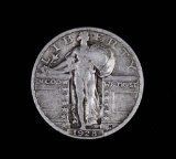 1928 STANDING LIBERTY SILVER QUARTER DOLLAR COIN