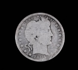 1894 S BARBER SILVER QUARTER DOLLAR COIN