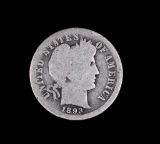 1893 O BARBER SILVER DIME COIN