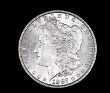 1887 MORGAN SILVER DOLLAR COIN GEM BU UNC MS++