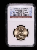 2010 D PRESIDENTIAL DOLLAR COIN **JAMES BUCHANAN** NGC BRILLIANT UNC FIRST DAY ISSUE