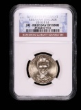 2010 D PRESIDENTIAL DOLLAR COIN **ABRAHAM LINCOLN** NGC BRILLIANT UNC FIRST DAY ISSUE