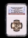 2011 D PRESIDENTIAL DOLLAR COIN **ANDREW JOHNSON** NGC BRILLIANT UNC FIRST DAY ISSUE