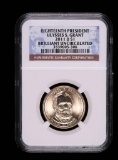 2011 D PRESIDENTIAL DOLLAR COIN **ULYSSES S GRANT** NGC BRILLIANT UNC FIRST DAY ISSUE