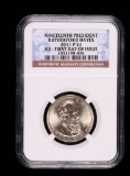 2011 P PRESIDENTIAL DOLLAR COIN **RUTHERFORD HAYES** NGC BRILLIANT UNC FIRST DAY ISSUE
