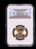 2011 D PRESIDENTIAL DOLLAR COIN **JAMES GARFIELD** NGC BRILLIANT UNC FIRST DAY ISSUE