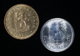 1965 FINLAND 2 COIN SET