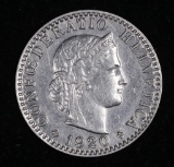 1920 SWITZERLAND 20 RAPPEN COIN