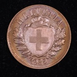 1925 SWITZERLAND 2 RAPPEN COIN...