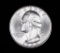 1960 D WASHINGTON SILVER QUARTER DOLLAR COIN GEM BU UNC MS+++