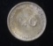 1944 CURACAO 1/4 GULDEN SILVER COIN .0737 ASW