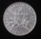 1915 FRANCE 2 FRANCS SILVER COIN .2684 ASW