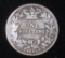 1866 GREAT BRITAIN ONE SHILLING SILVER COIN .1682 ASW