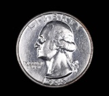 1935 S WASHINGTON SILVER QUARTER DOLLAR COIN