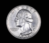 1937 S WASHINGTON SILVER QUARTER DOLLAR COIN