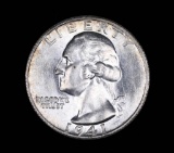 1941 S WASHINGTON SILVER QUARTER DOLLAR COIN