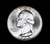 1942 D WASHINGTON SILVER QUARTER DOLLAR COIN