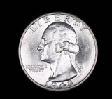 1943 D WASHINGTON SILVER QUARTER DOLLAR COIN GEM BU UNC MS+++