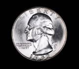 1952 WASHINGTON SILVER QUARTER DOLLAR COIN GEM BU UNC MS+++