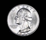 1953 D WASHINGTON SILVER QUARTER DOLLAR COIN GEM BU UNC MS+++