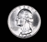 1954 WASHINGTON SILVER QUARTER DOLLAR COIN GEM BU UNC MS+++