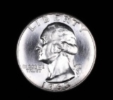 1963 WASHINGTON SILVER QUARTER DOLLAR COIN GEM BU UNC MS+++