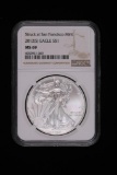 2012 S 1oz AMERICAN SILVER EAGLE COIN NGC MS69 **SAN FRANCISCO**