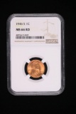 1946 S WHEAT LINCOLN CENT PENNY COIN NGC MS66 RED