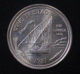 1987 PORTUGAL 100 ESCUDOS COIN