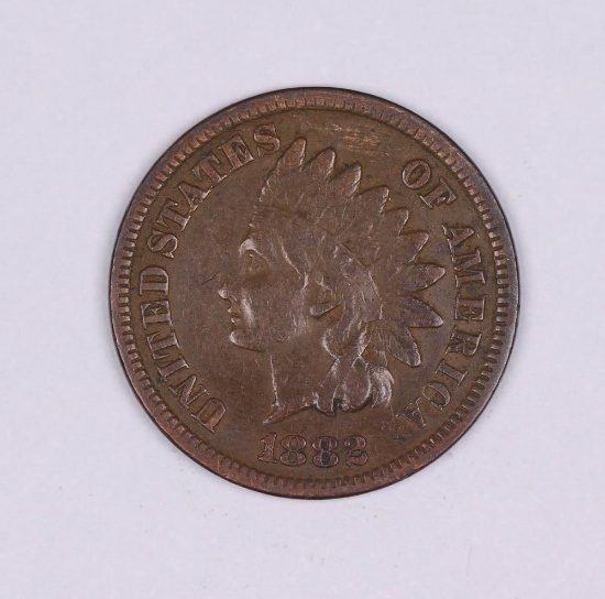 1882 INDIAN HEAD US CENT PENNY COIN