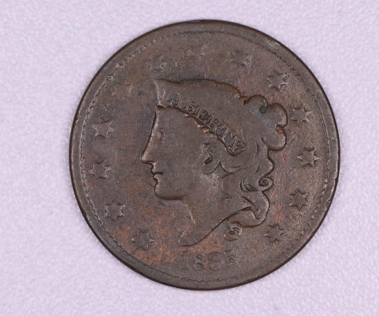 1835 US LARGE CENT COPPER COIN