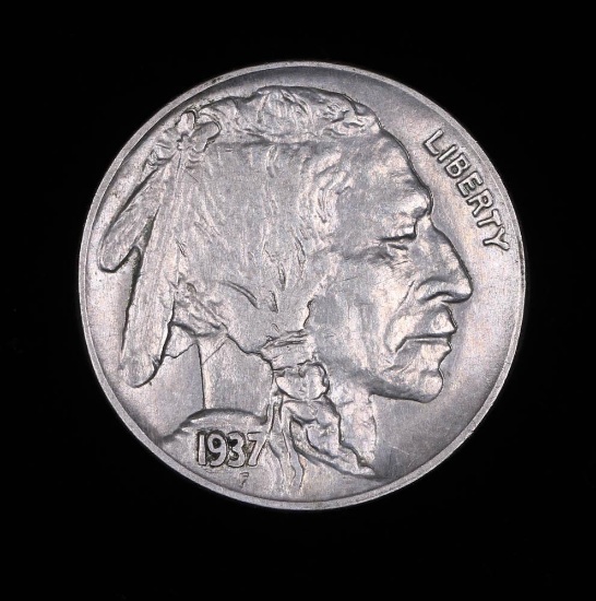 1937 D BUFFALO NICKEL COIN