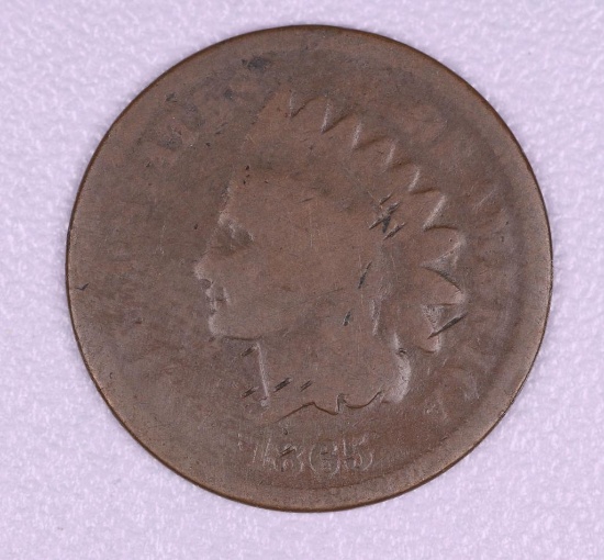 1865 INDIAN HEAD CENT PENNY COIN