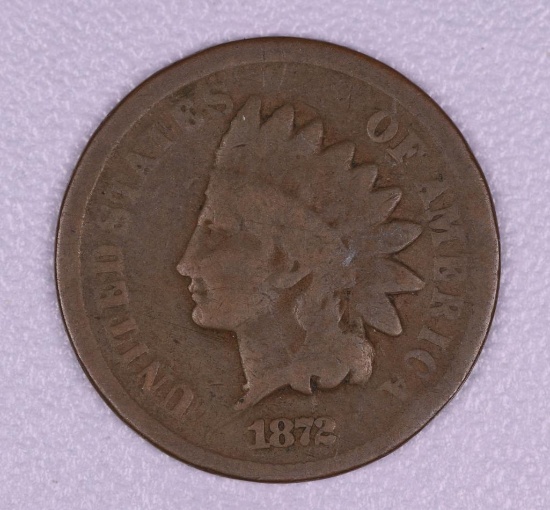 1872 INDIAN HEAD CENT PENNY COIN