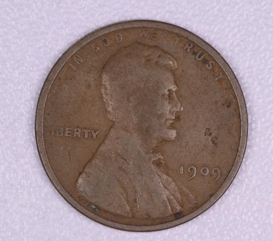 1909 WHEAT CENT PENNY COIN