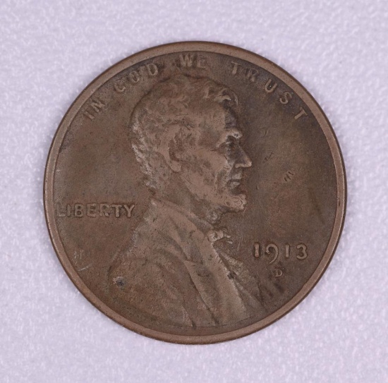 1913 D WHEAT CENT PENNY COIN