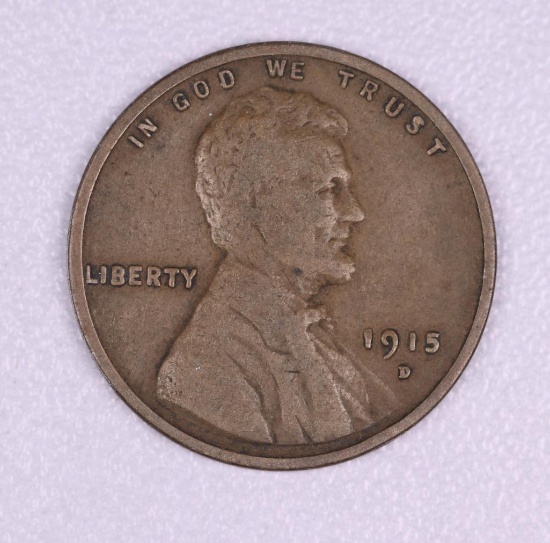 1915 D WHEAT CENT PENNY COIN