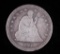 1861 LIBERTY SEATED SILVER QUARTER DOLLAR COIN