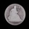 1859 O SEATED LIBERTY SILVER HALF DOLLAR COIN