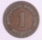 1874D GERMANY PFENNIG COPPER COIN
