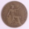 1918 GREAT BRITAIN 1/2 PENNY BRONZE COIN