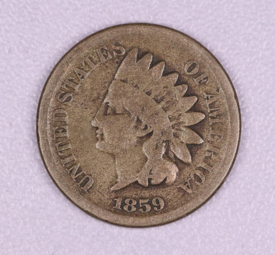 1859 INDIAN HEAD CENT PENNY COIN