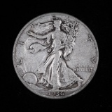 1936 WALKING LIBERTY SILVER HALF DOLLAR COIN