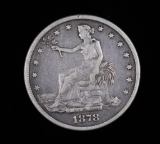 1878 S TRADE SILVER DOLLAR COIN