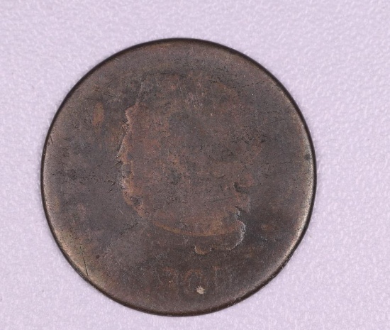 1809 DRAPED BUST HALF CENT COIN