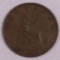 1860 GREAT BRITAIN FARTHING BRONZE COIN
